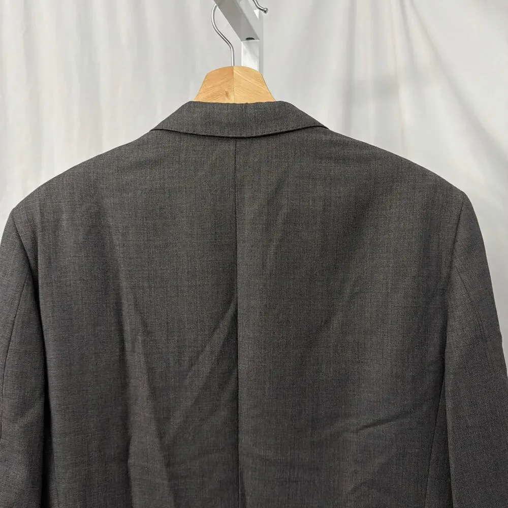 J Crew Ludlow Blazer Jacket Mens 38R Tollegno 1900 Gray Italian Wool